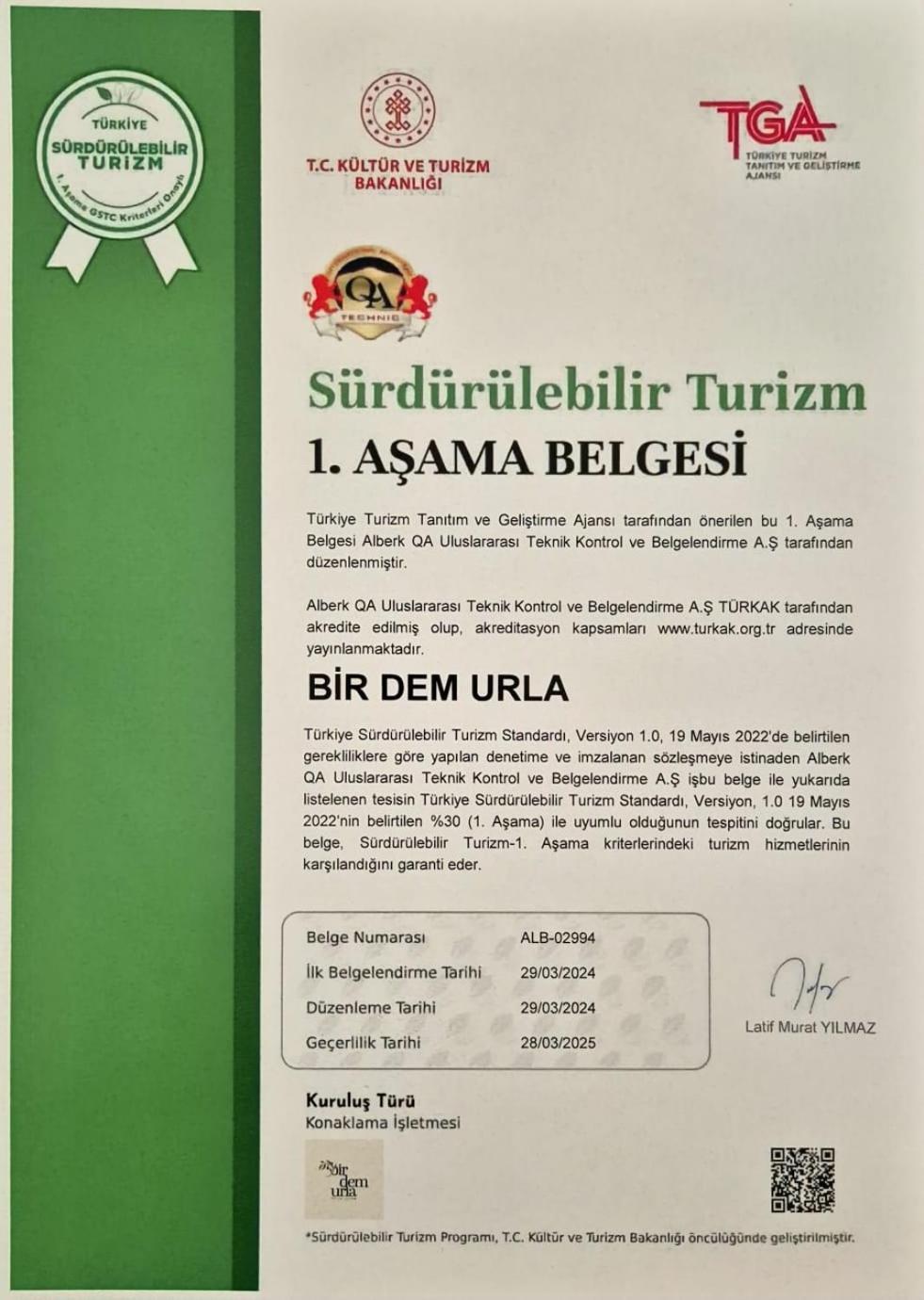 Bir Dem Urla酒店 外观 照片