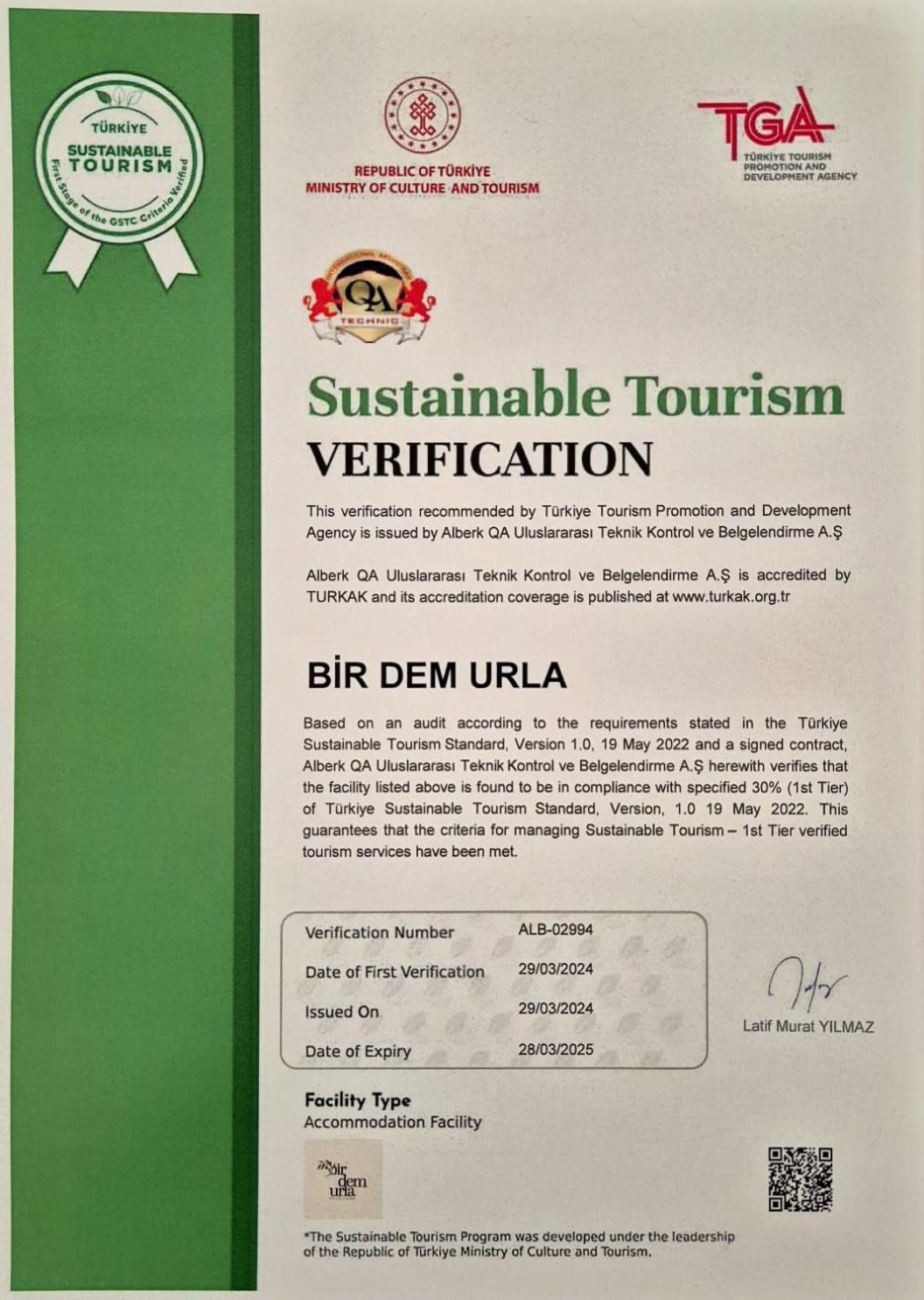 Bir Dem Urla酒店 外观 照片